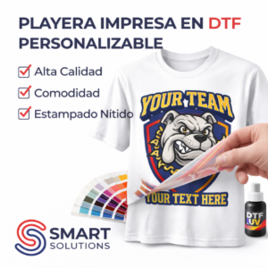Playera Impresa en DTF Personalizable 1 Pza